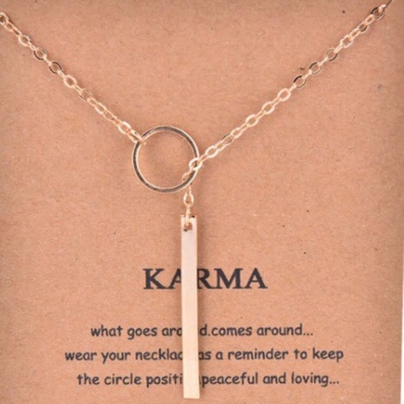 Jewelry - PRICE DROP🤗Plated Circle and Bar Necklace NWT